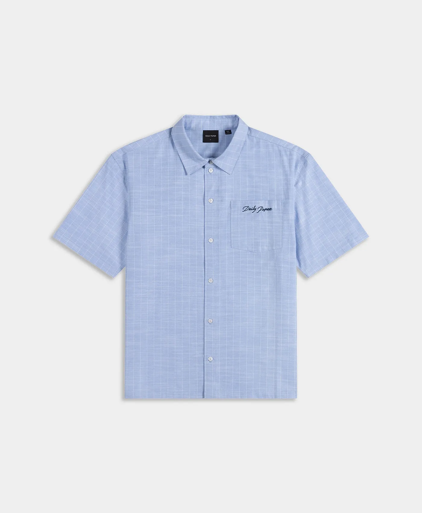 Blue Stripe Script Shirt sold by Daily Paper