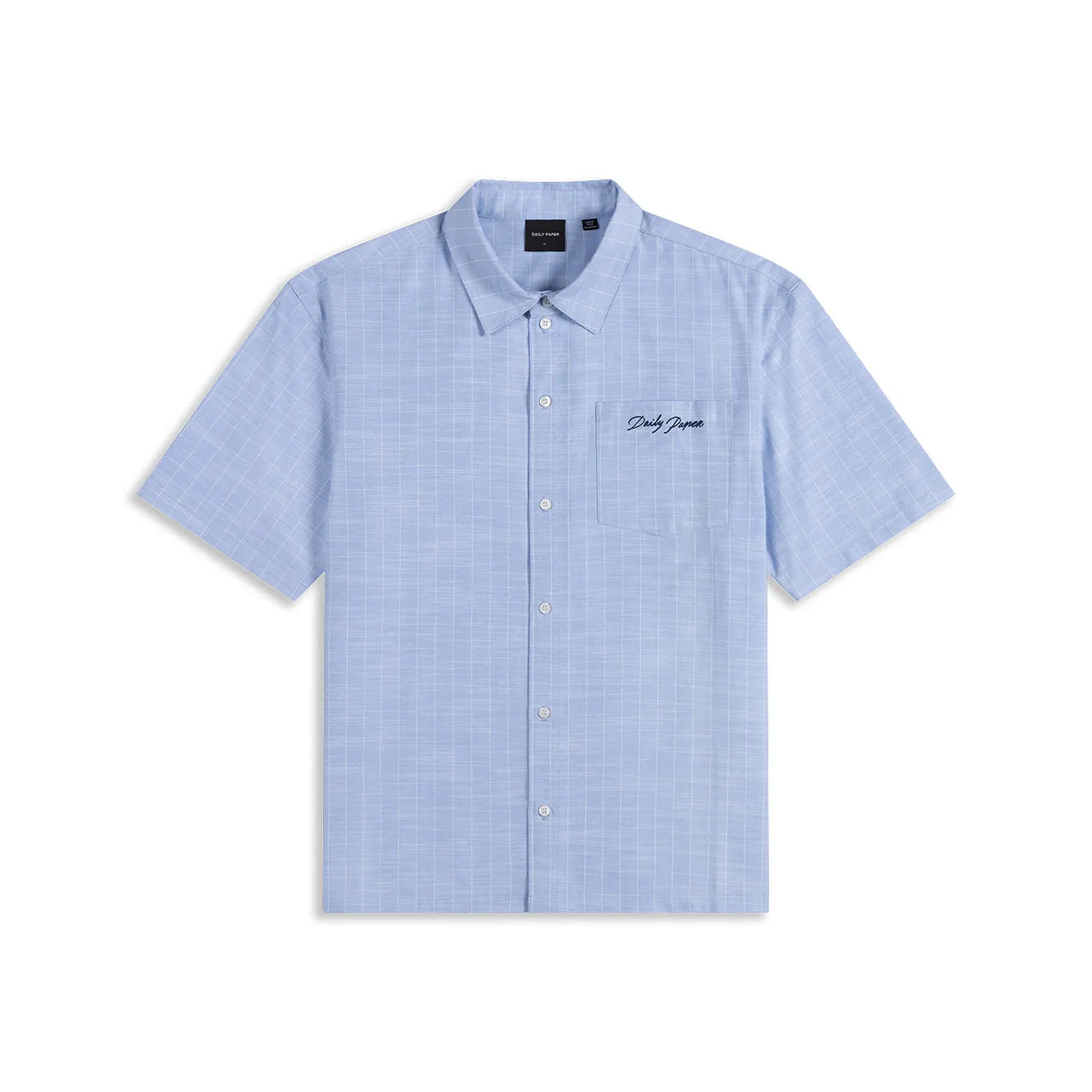 Blue Stripe Script Shirt sold by Daily Paper product image thumbnail 5