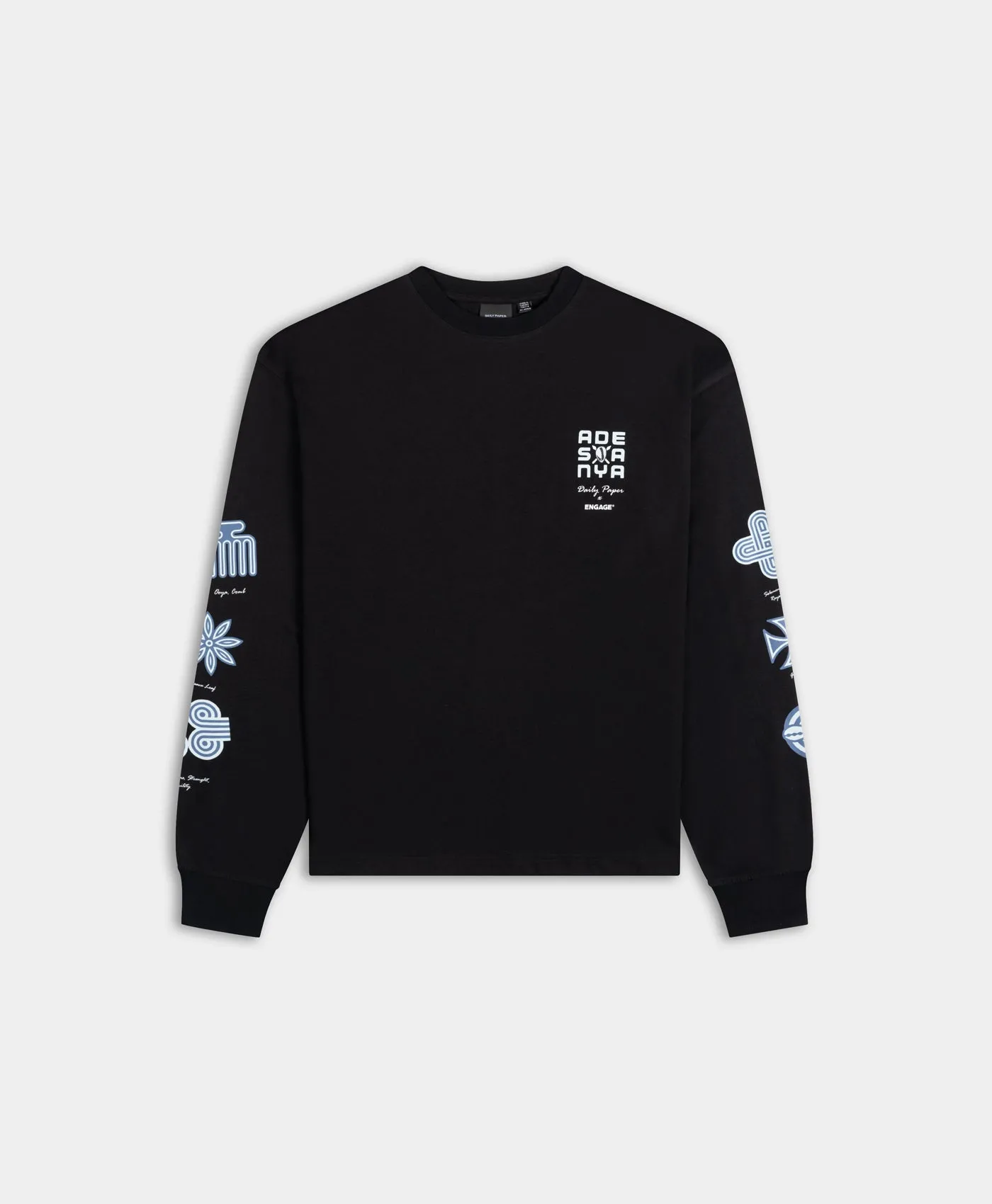 Black DP X Engage Relaxed LS Shirt sold by Daily Paper