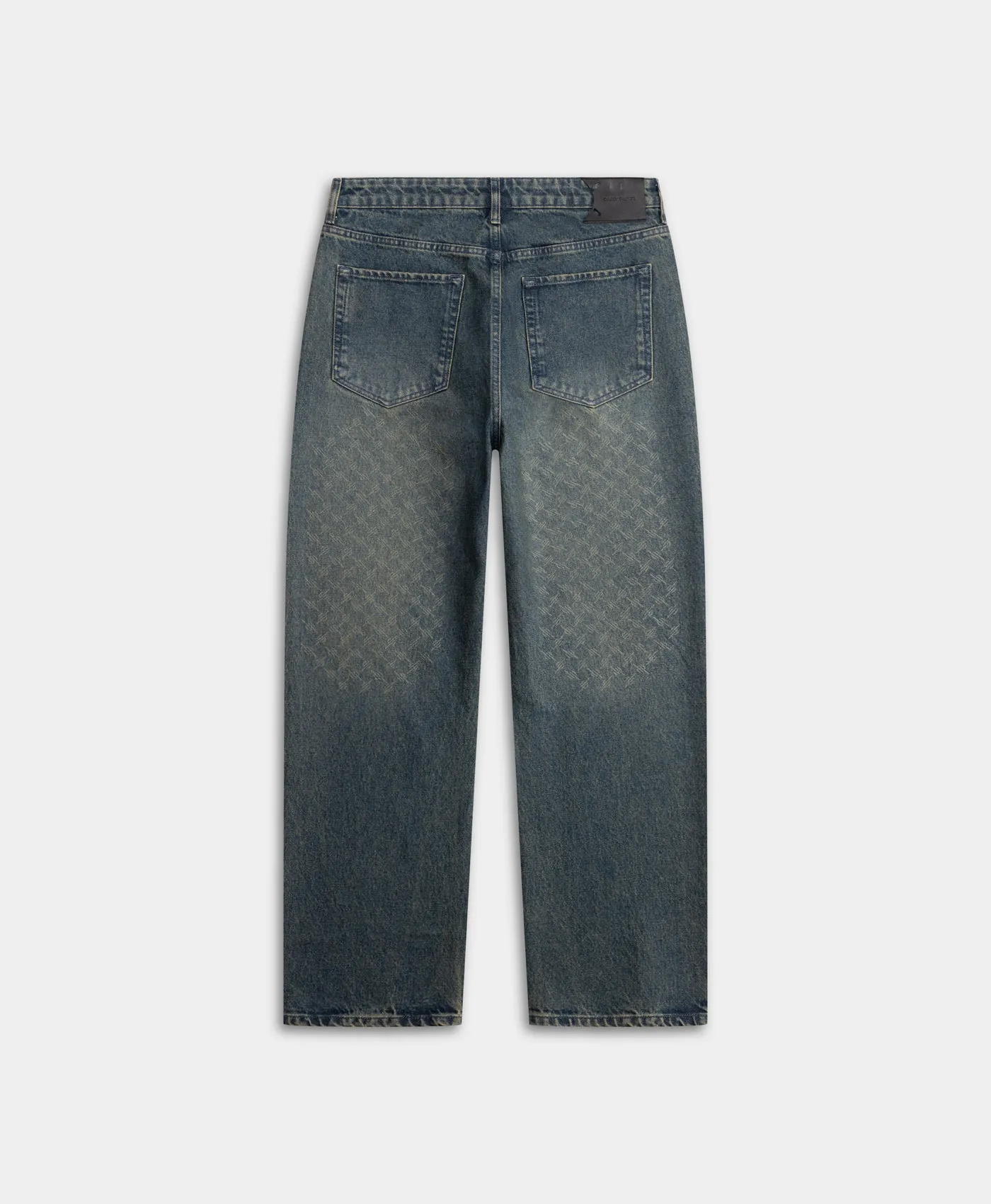 Bleached Denim Blue Faded Monogram Amba Jeans sold by Daily Paper product image thumbnail 2
