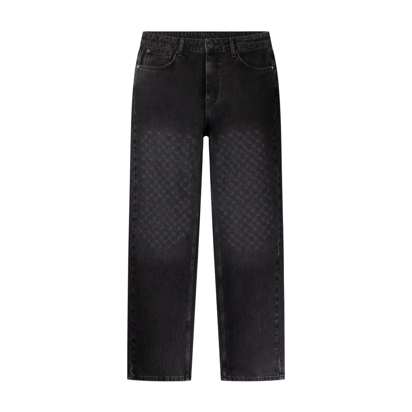 Black Amba Monogram Jeans sold by Daily Paper product image thumbnail 4