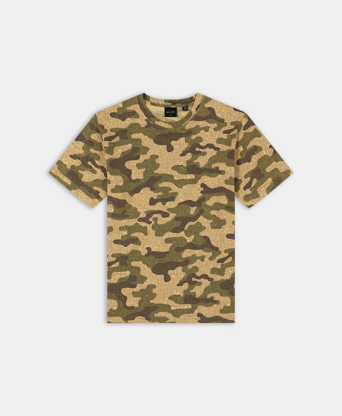 Multi-Colored Camo T-Shirt sold by Daily Paper
