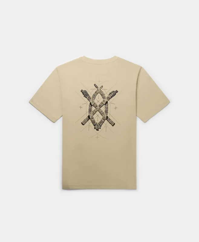 Oxford Beige Rudo T-Shirt made by Daily Paper