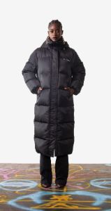 Black Epuff Long Jacket sold by Daily Paper
