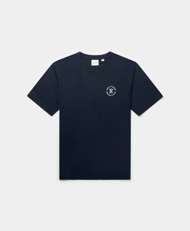 Deep Navy Circle T-shirt sold by Daily Paper