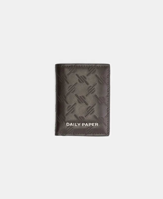 Dark Brown Kidis Monogram Wallet sold by Daily Paper