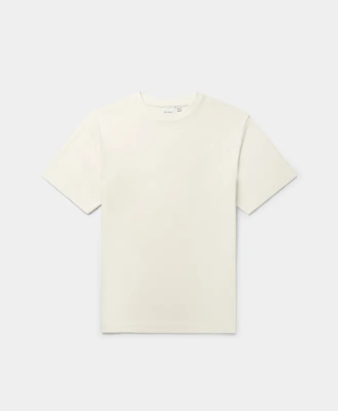Pristine White Knit T-Shirt sold by Daily Paper