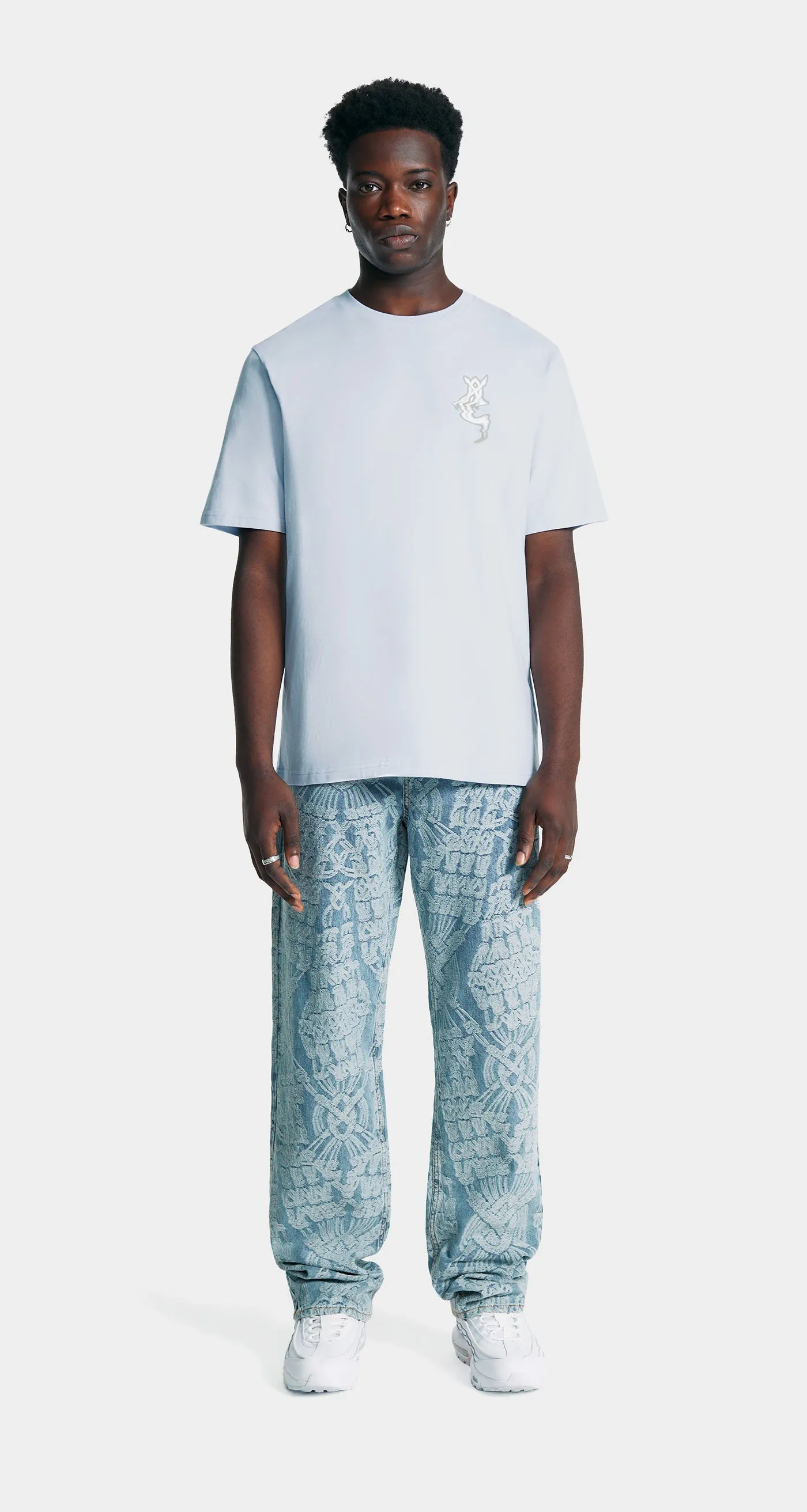 Halogen Blue Reflection T-Shirt sold by Daily Paper product image thumbnail 4