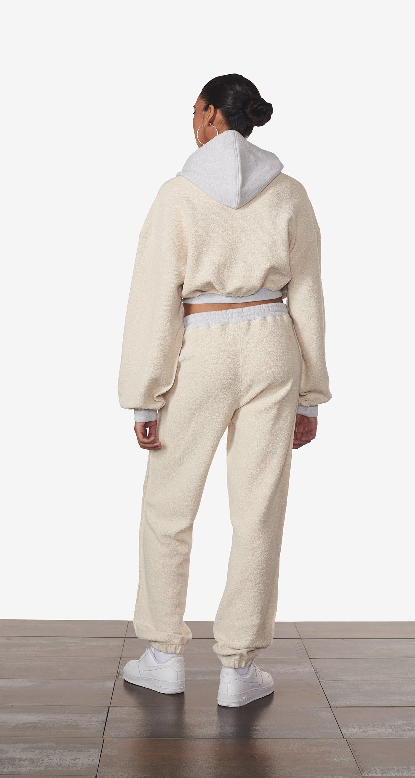 Grey Melange Off White Nyeki Hoody sold by Daily Paper product image thumbnail 4