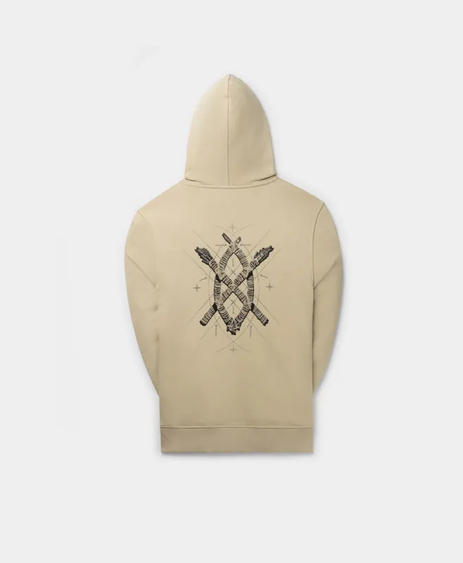 Oxford Beige Rudo Hoodie sold by Daily Paper