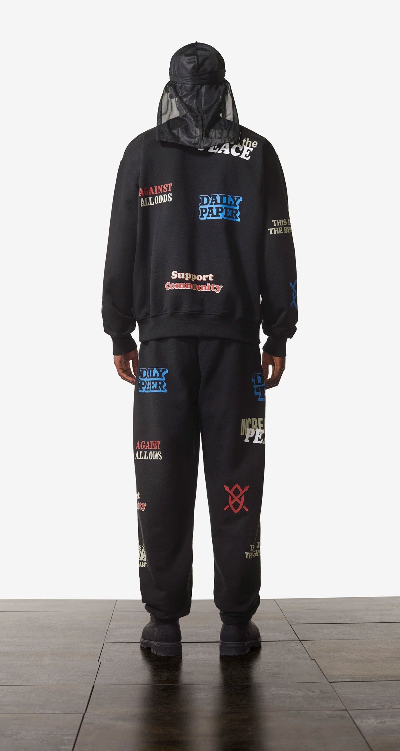 Black Nerad Pants sold by Daily Paper product image thumbnail 4