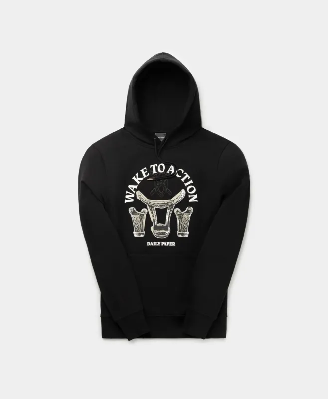 Black Rivo Hoodie sold by Daily Paper