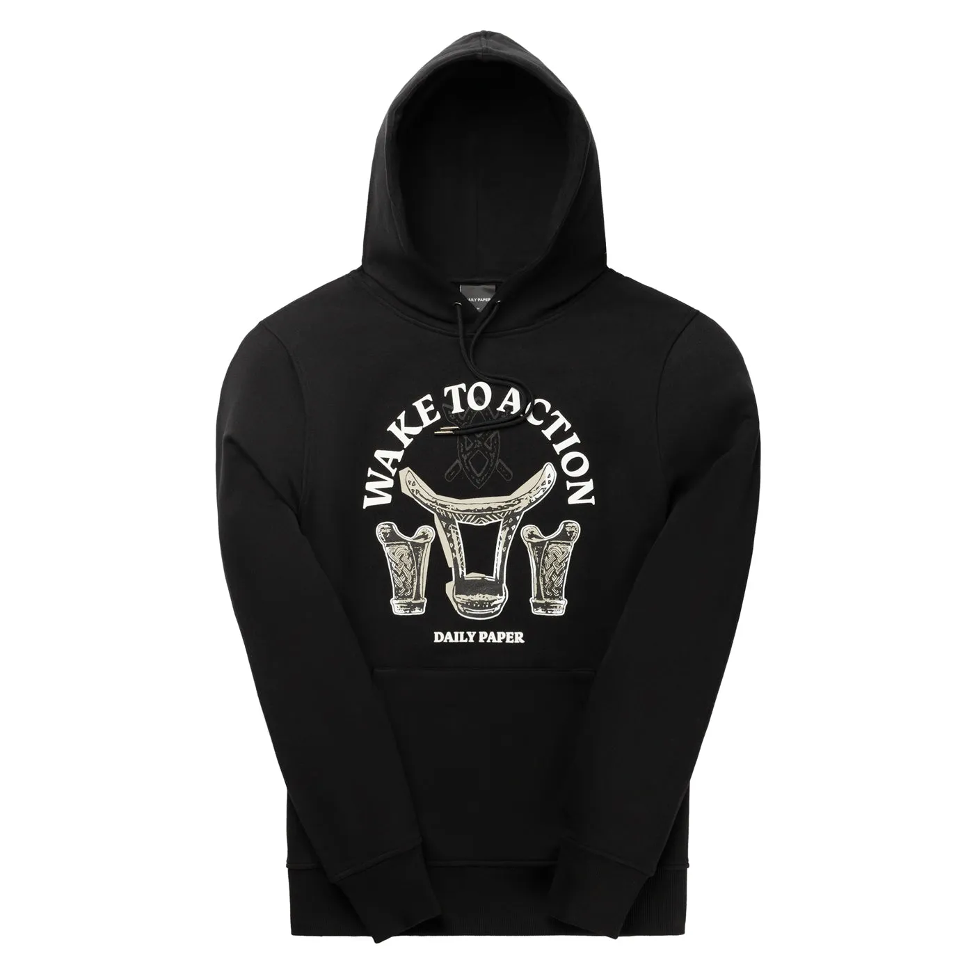 Black Rivo Hoodie sold by Daily Paper product image thumbnail 5