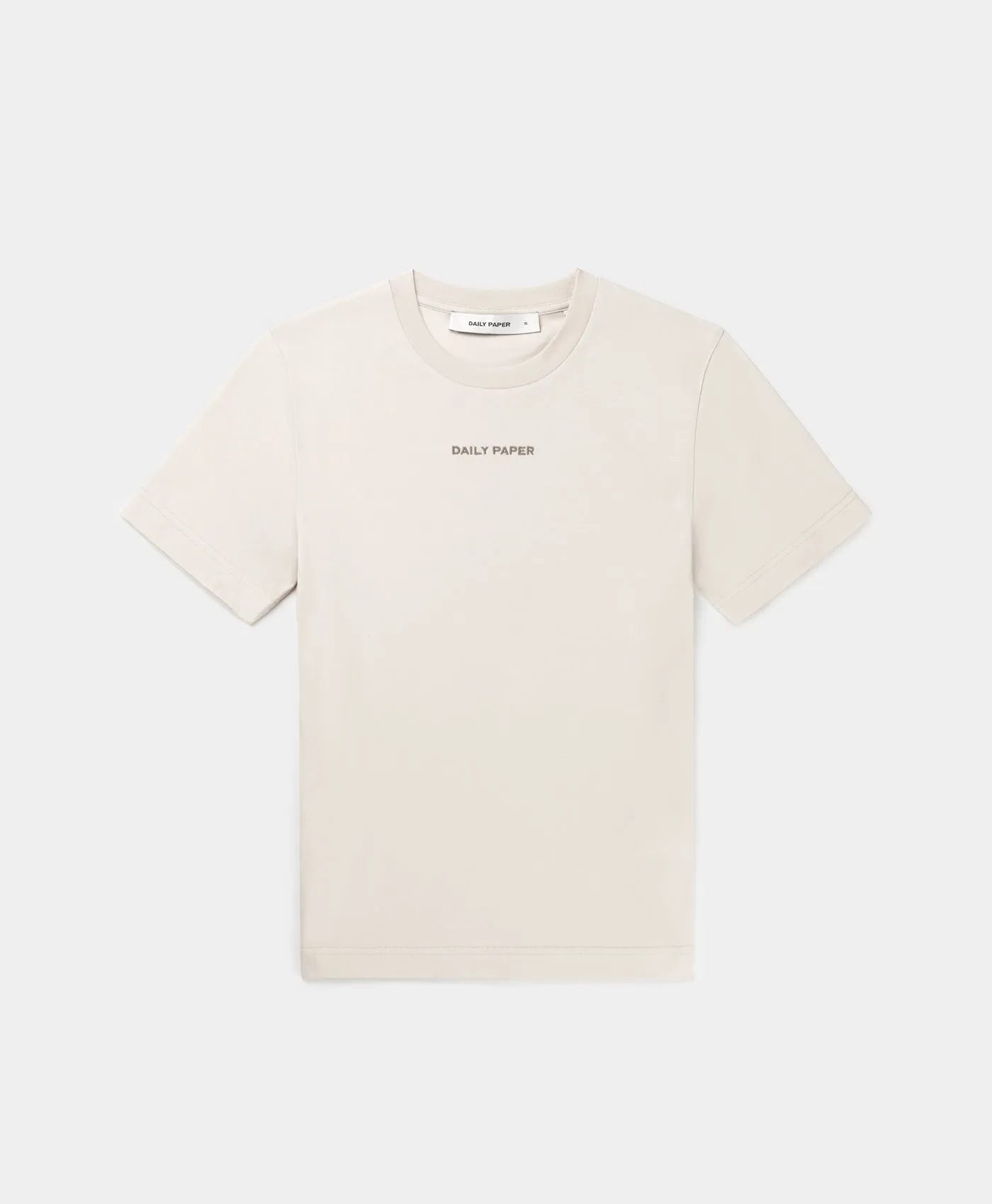 Moonstruck Beige Logotype Fitted T-Shirt sold by Daily Paper