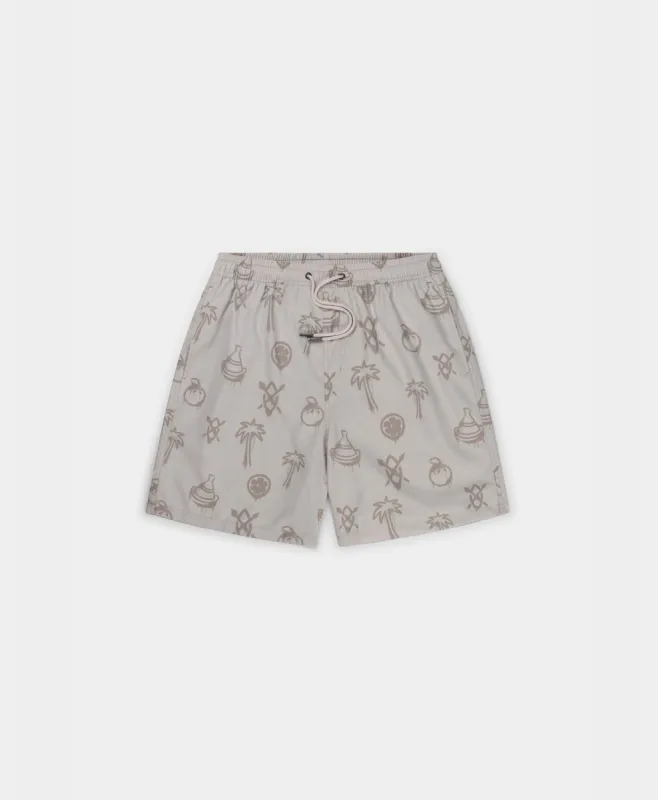 Hushed Violet Reggy Swimshorts sold by Daily Paper