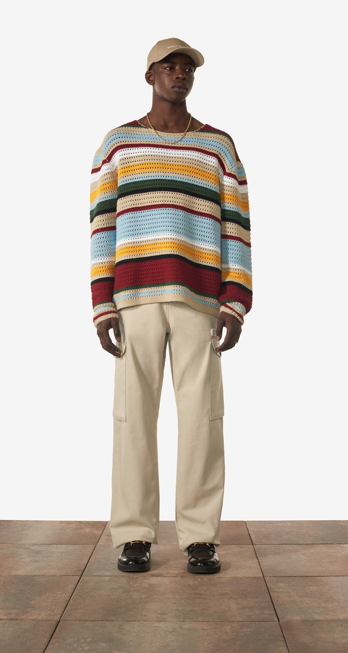 Multicolor Stripe Regara Sweater sold by Daily Paper product image thumbnail 3