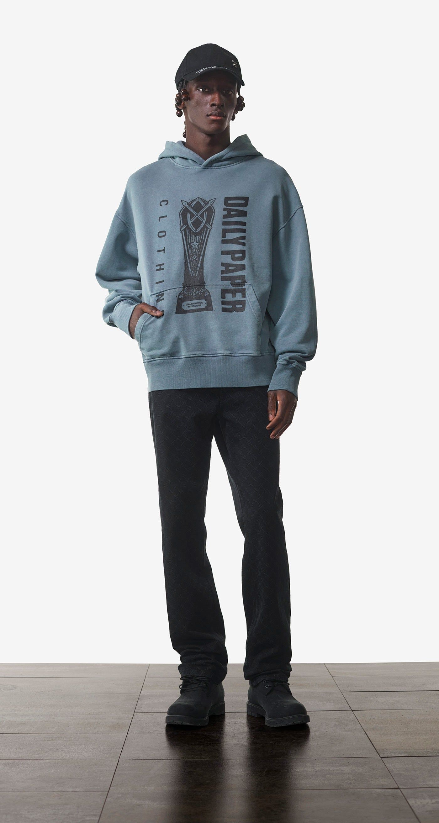 Blue Wash Naqib Hoody sold by Daily Paper product image thumbnail 3