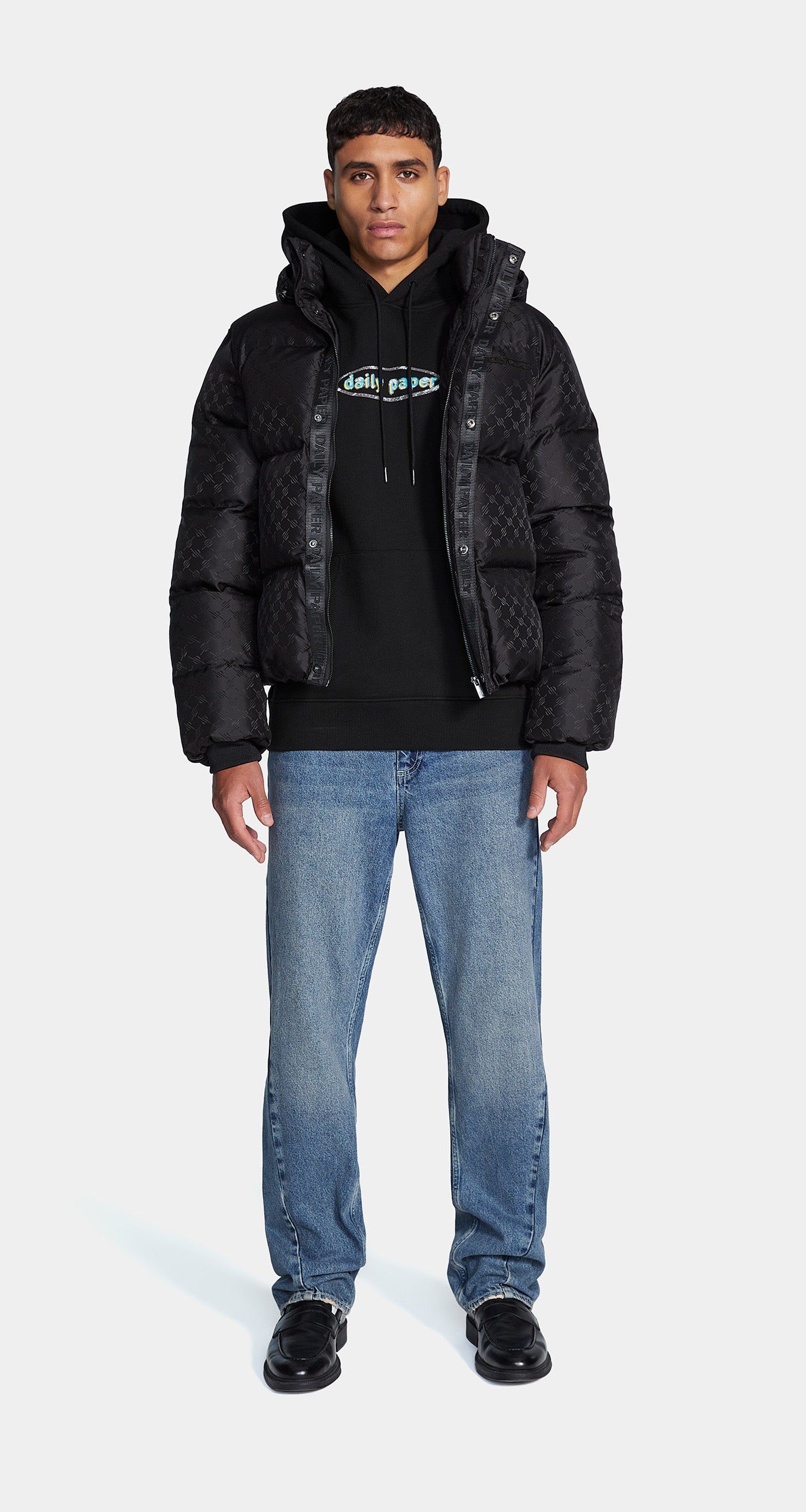 Black Monogram Puffer Jacket Parallel