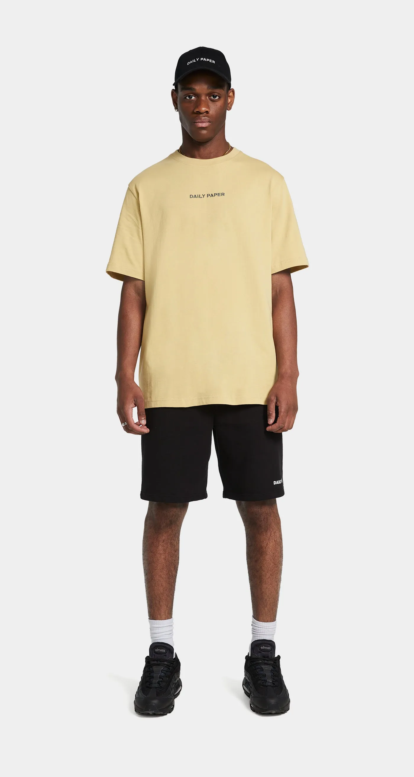 Taos Beige Logotype T-Shirt sold by Daily Paper product image thumbnail 3