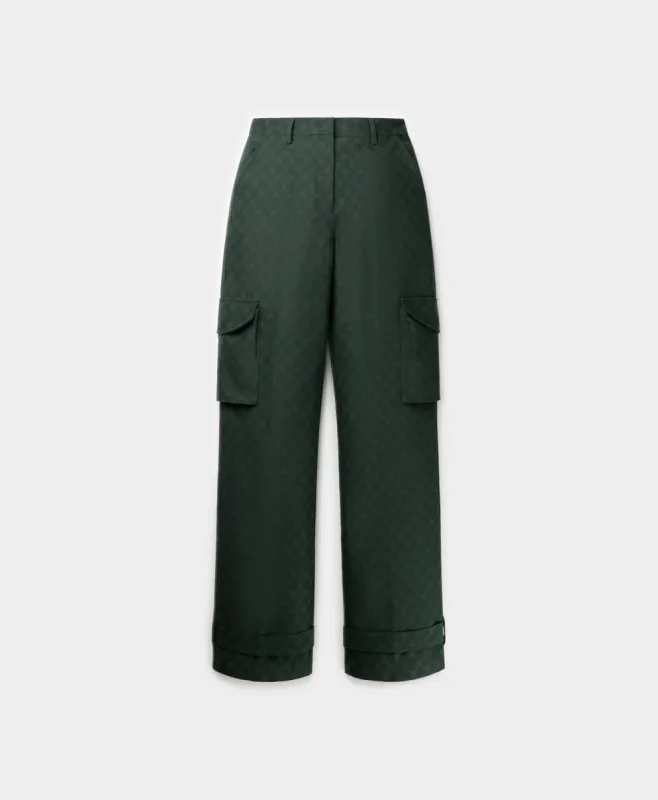 Pine Green Imani Monogram Pants sold by Daily Paper