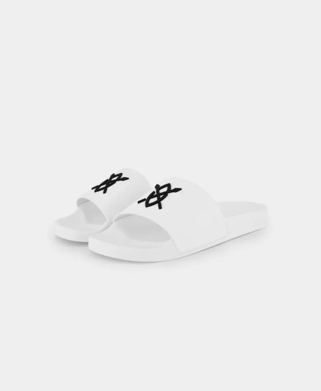 White Reslider Sandals sold by Daily Paper