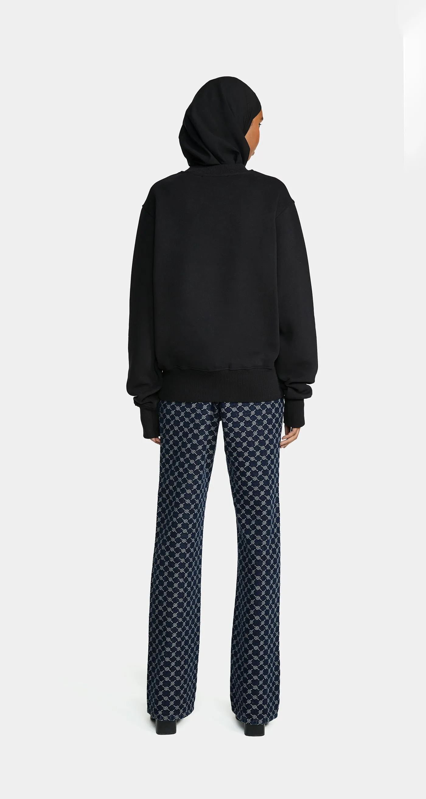 Black Evvie Circle Sweater sold by Daily Paper product image thumbnail 4