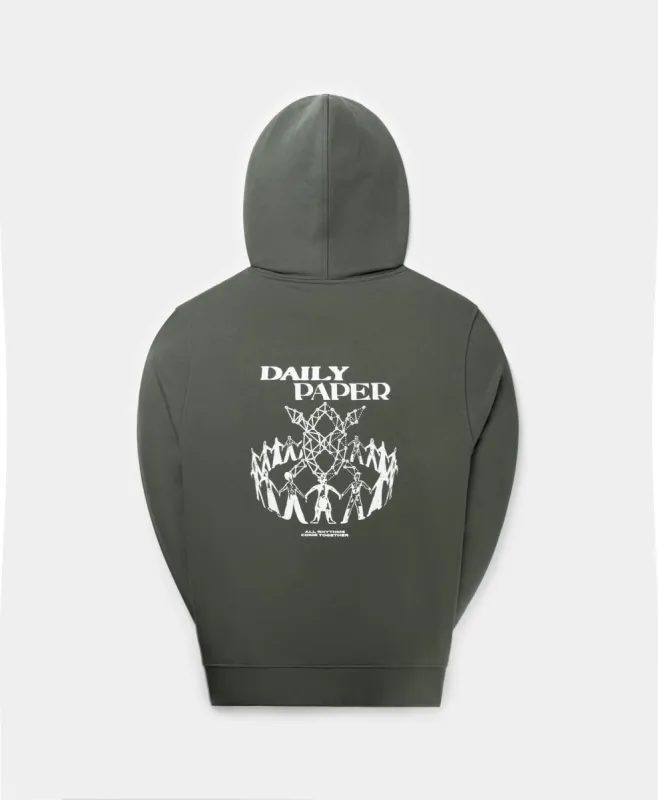 Chimera Green Hand In Hand Hoodie sold by Daily Paper