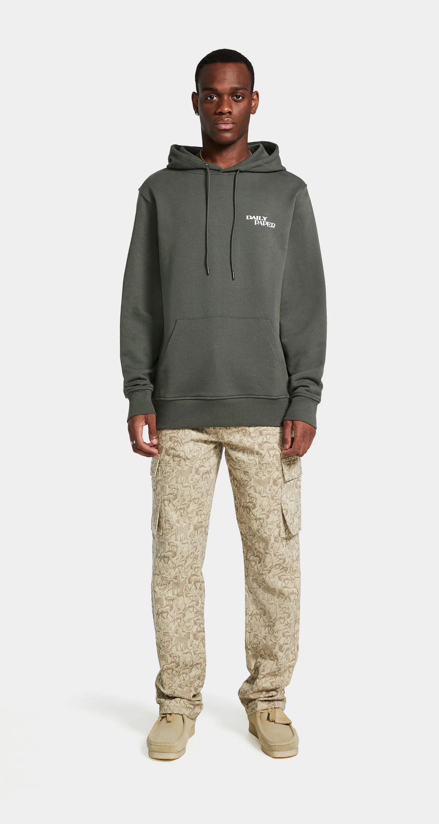 Chimera Green Hand In Hand Hoodie sold by Daily Paper product image thumbnail 3