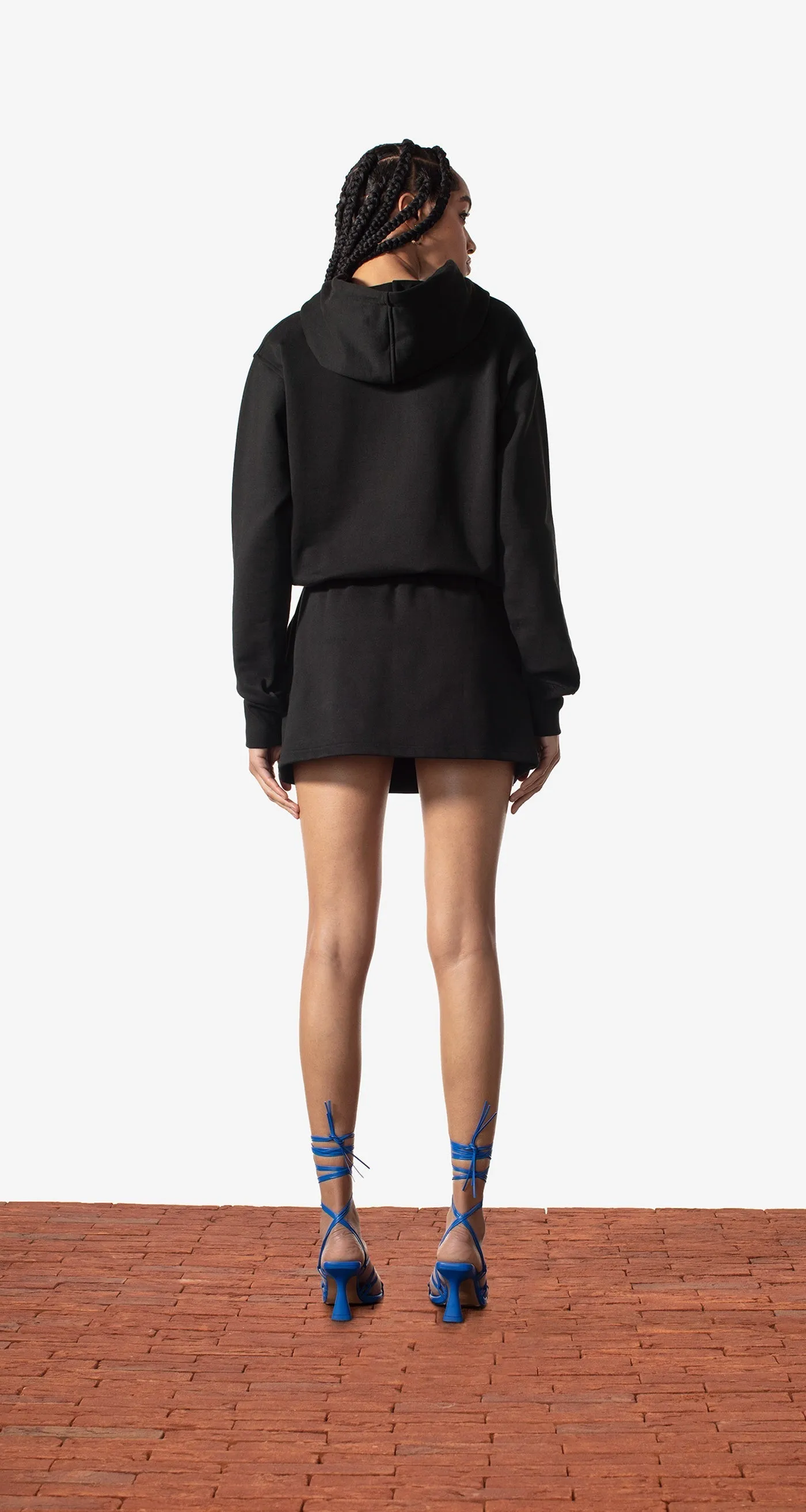 Black Evvie Type Hoody sold by Daily Paper product image thumbnail 3