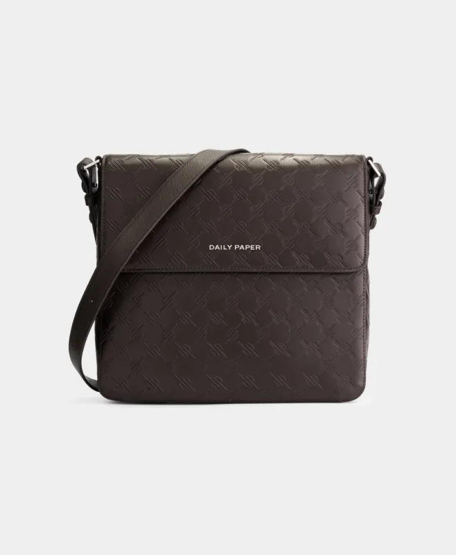 Dark Brown Myshus Monogram Bag sold by Daily Paper