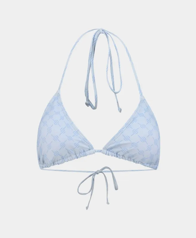 Halogen Blue Reya Monogram Bikini Top sold by Daily Paper