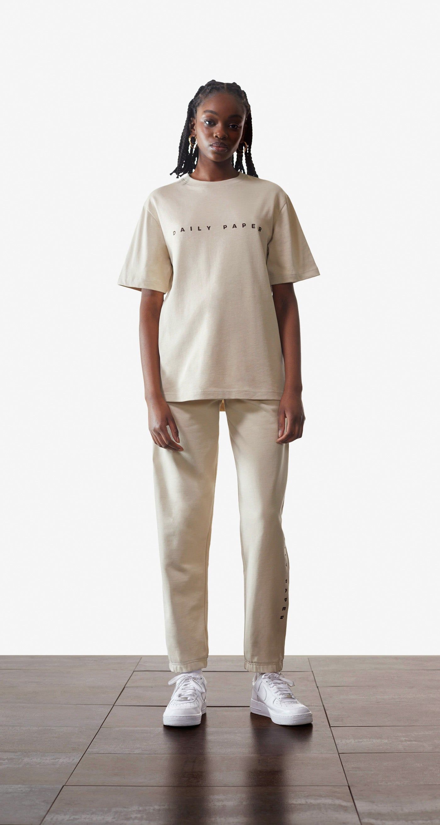 Overcast Beige Alias T-Shirt sold by Daily Paper product image thumbnail 4