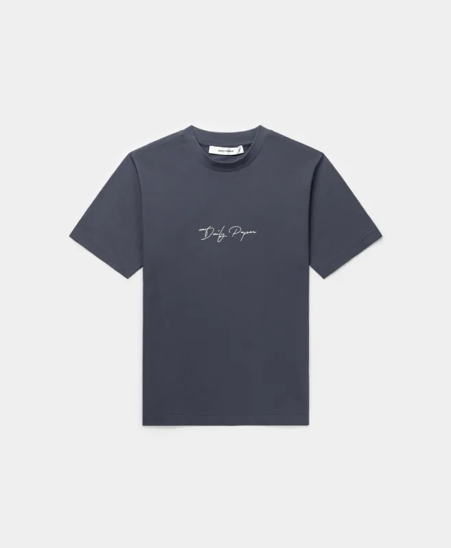 Odyssey Blue Esy Script T-Shirt sold by Daily Paper