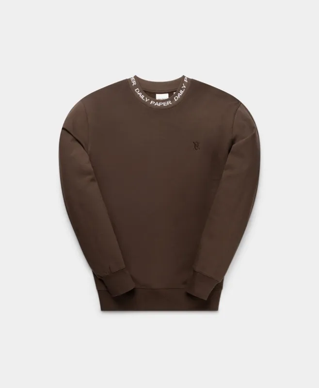 Hot Fudge Brown Erib Sweater sold by Daily Paper