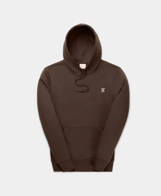 Hot Fudge Brown Eshield Hoody sold by Daily Paper