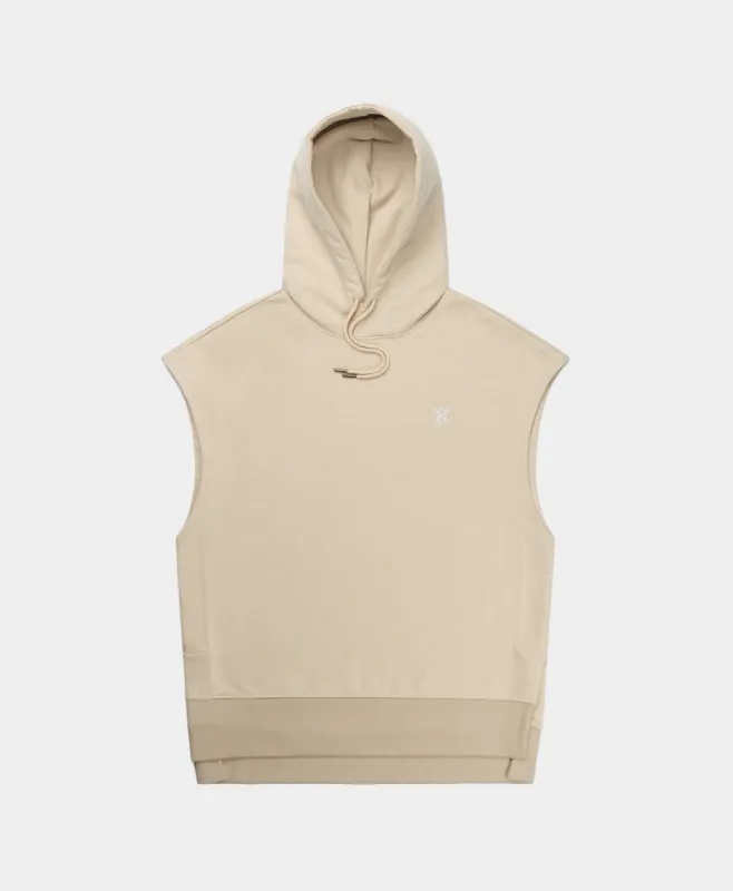 Beige Revon Hoody sold by Daily Paper