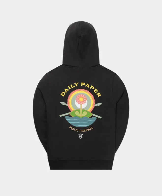 Black Paisy Hoody made by Daily Paper