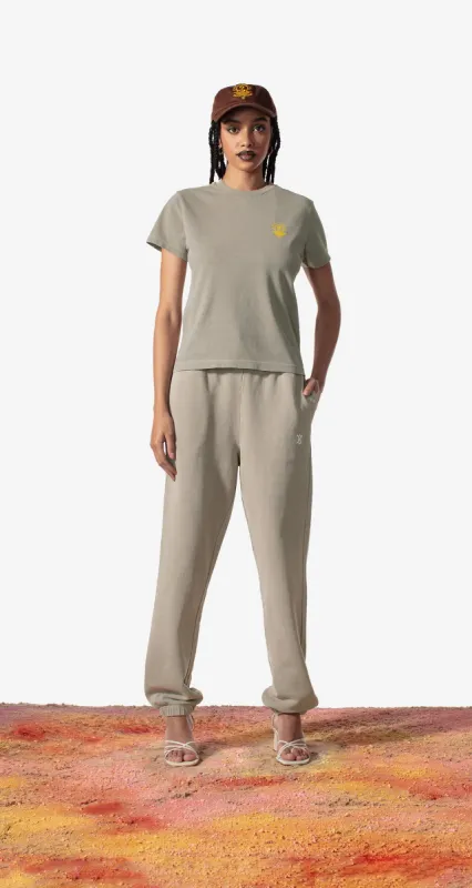 Mudstone Brown Polina T-Shirt sold by Daily Paper