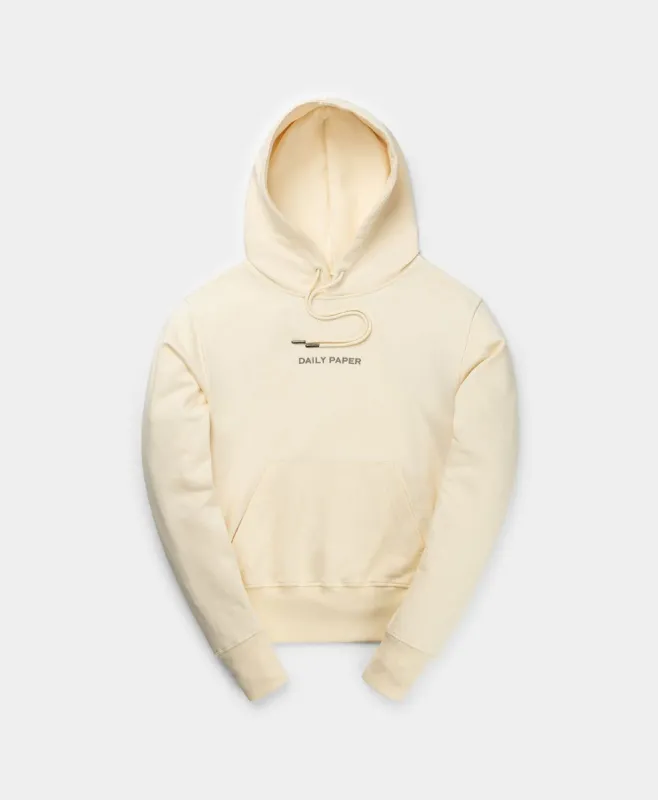 Shortbread White Evvie Type Hoody sold by Daily Paper