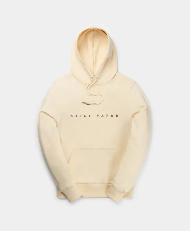 Shortbread White Alias Hoody sold by Daily Paper