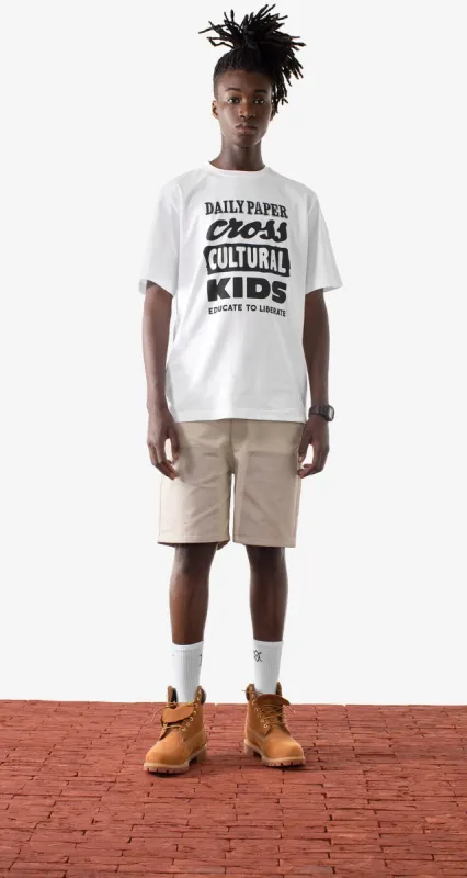 White Muti T-Shirt sold by Daily Paper