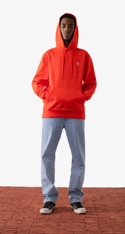 Fiery Red Musa Hoody sold by Daily Paper
