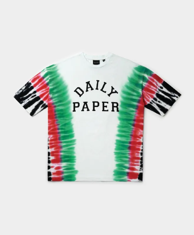 Green Red Tie Dye Mocta T-Shirt sold by Daily Paper