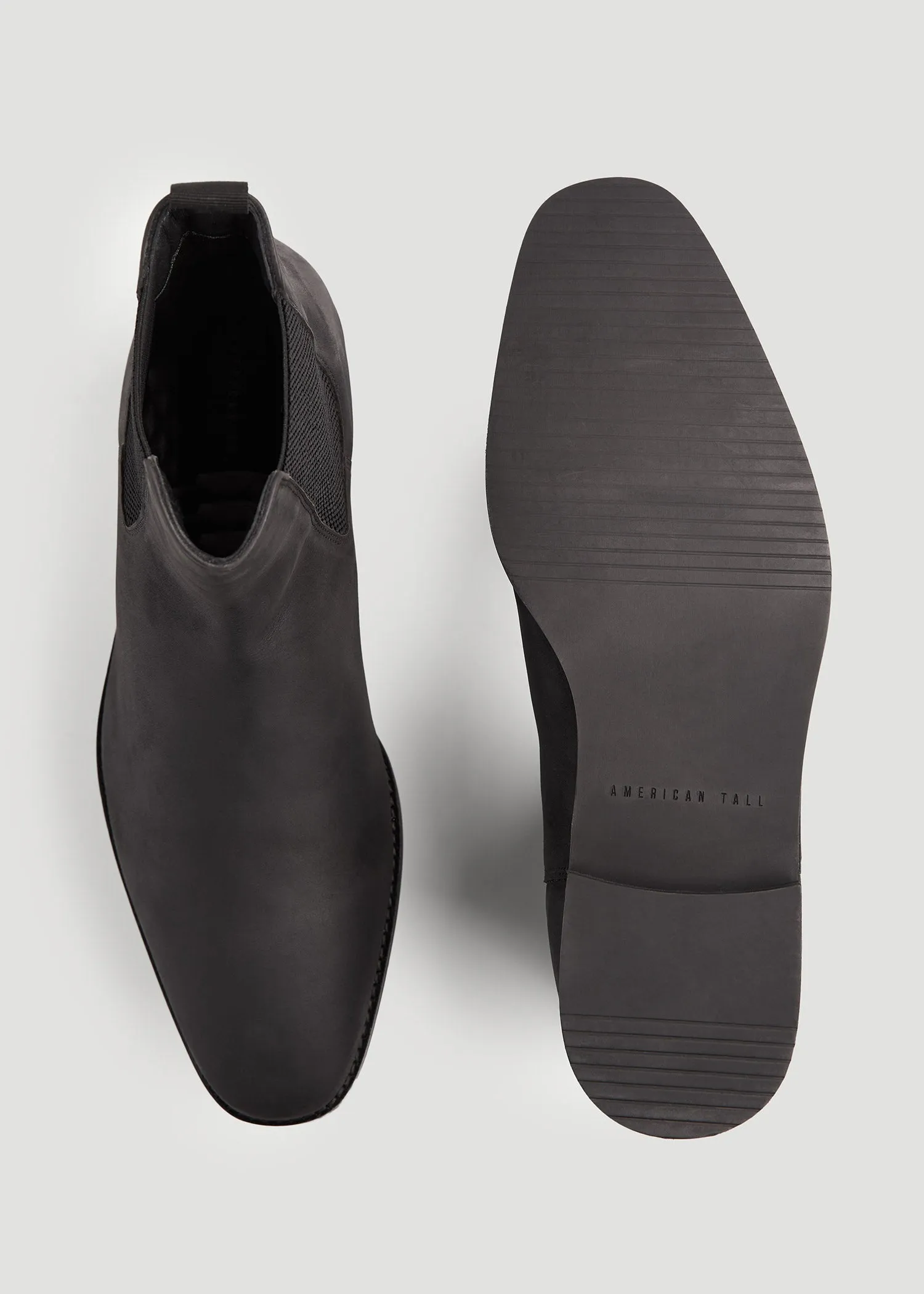 Tall Men's Pull-On Boots in Vintage Black sold by American Tall product image thumbnail 4