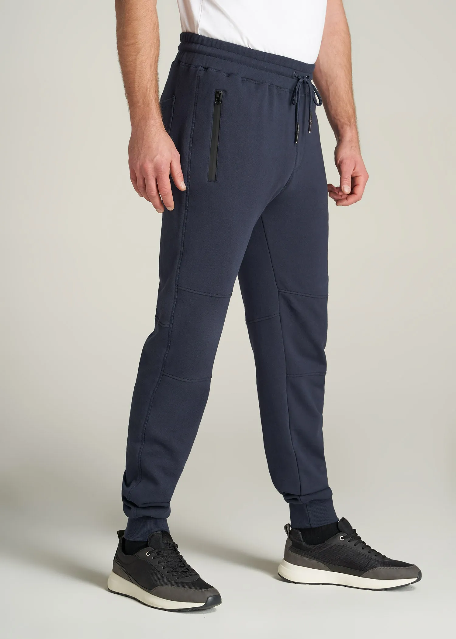 Wearever French Terry Joggers for Tall Men in Navy sold by American Tall product image thumbnail 3