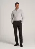 Washed Oxford Shirt for Tall Men in Silvermist sold by American Tall