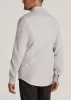 Washed Oxford Shirt for Tall Men in Silvermist sold by American Tall