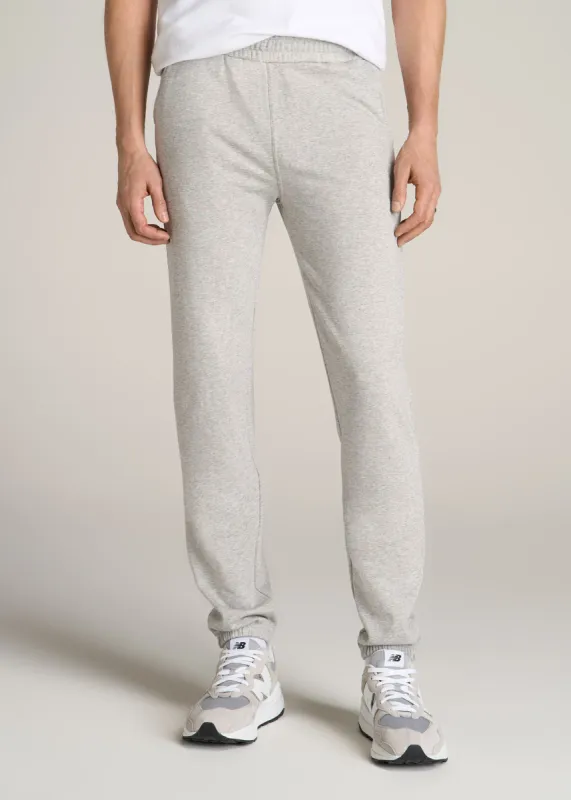 Wearever French Terry Sweatpants for Tall Men in Grey Mix sold by American Tall