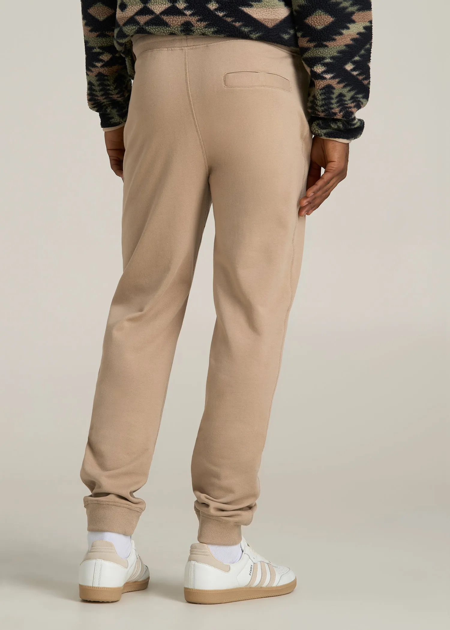 Wearever 2.0 French Terry Joggers for Tall Men in Light Camel sold by American Tall product image thumbnail 5