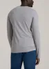 The Essential SLIM-FIT Long Sleeve Tee for Tall Men in Sustained Grey sold by American Tall